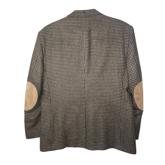 Mark Alexander Wool Blend Elbow Patch Blazer Sport Coat Tweed 40 Made in USA VTG - Picture 2 of 13